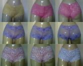 CALCINHA RENDA SHORTINHO - KIT COM 25 PEÇAS SORTIDAS COD-04